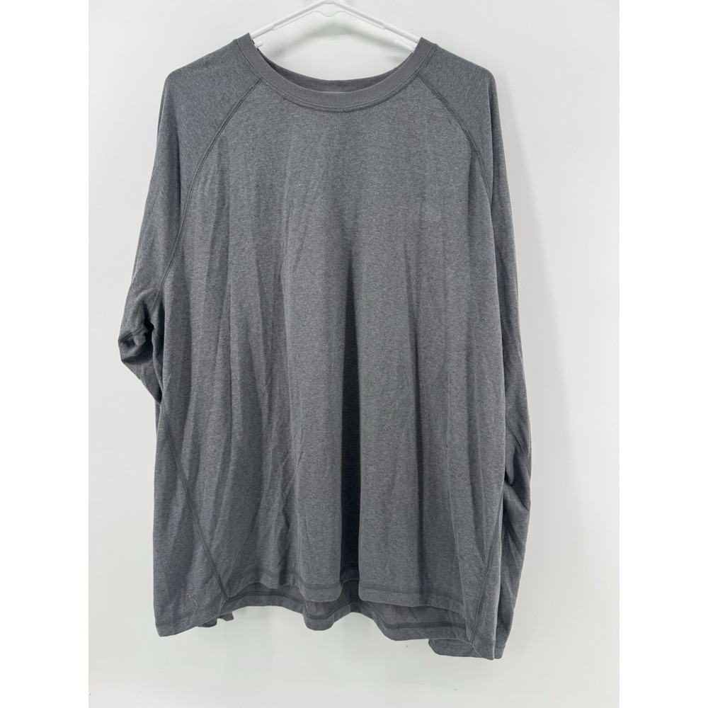 L.L. Bean Men's Gray Long Sleeve Performance Shirt - Mid weight Base Layer XL